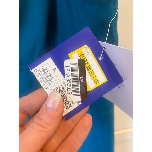 JoyLab Blue Activewear Corset Sleeveless Full-Length Bodysuit- Size Large NEW - Picture 5 of 6